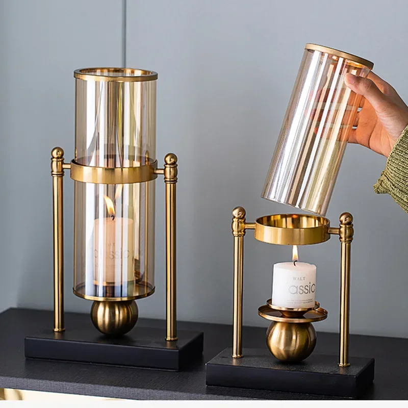 Lighting Home Decor Products - Figurines miniatures en verre et métal,