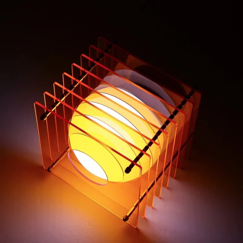 Lighting Decor In Room - Lampe lune DIY en acrylique à