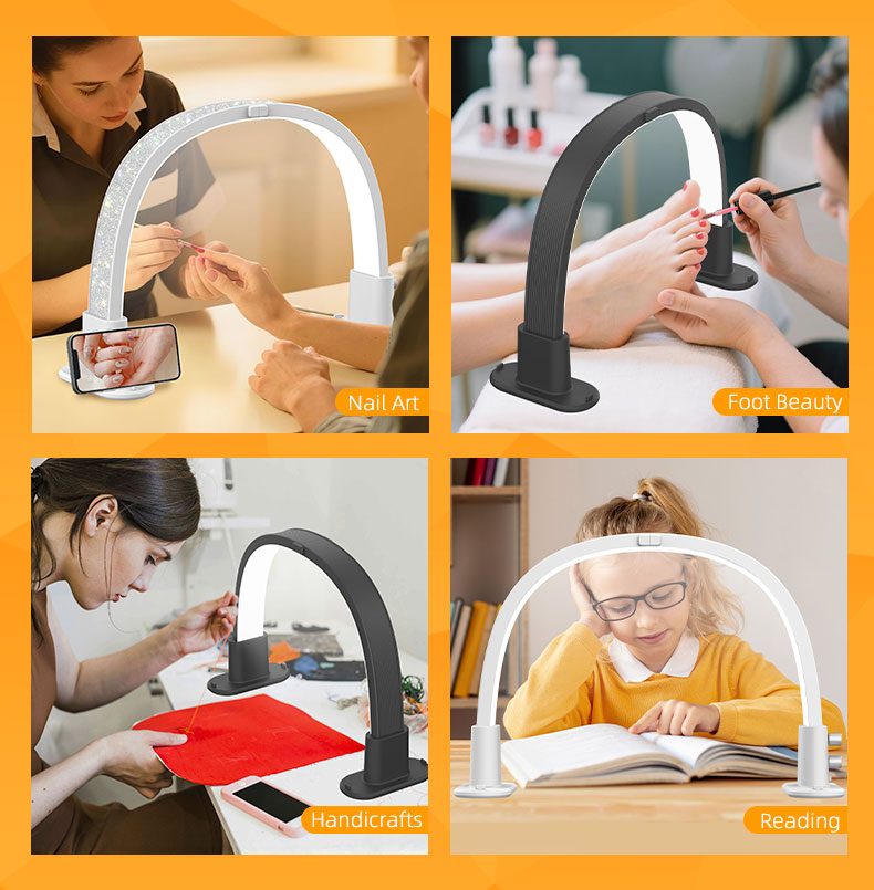 Mini demi-lune manucure rempli - Led Moon Lamp avis et prix