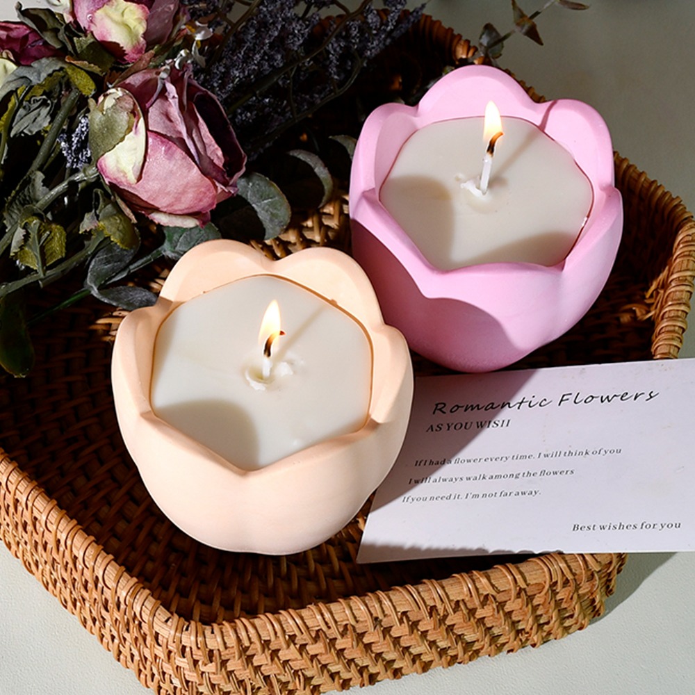 Bougeoir tulipe avec moules en - Candle Holder Set avis et prix