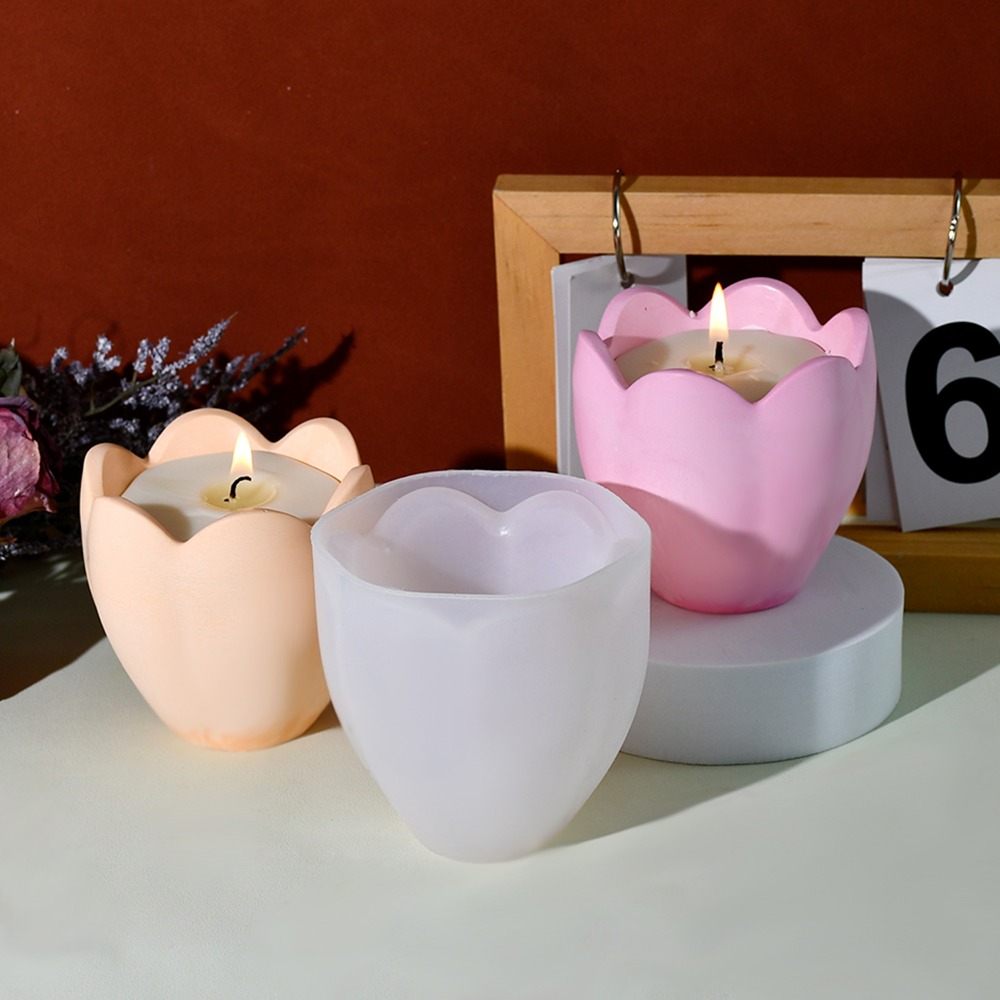 Bougeoir tulipe avec moules en - Candle Holder Set avis et prix