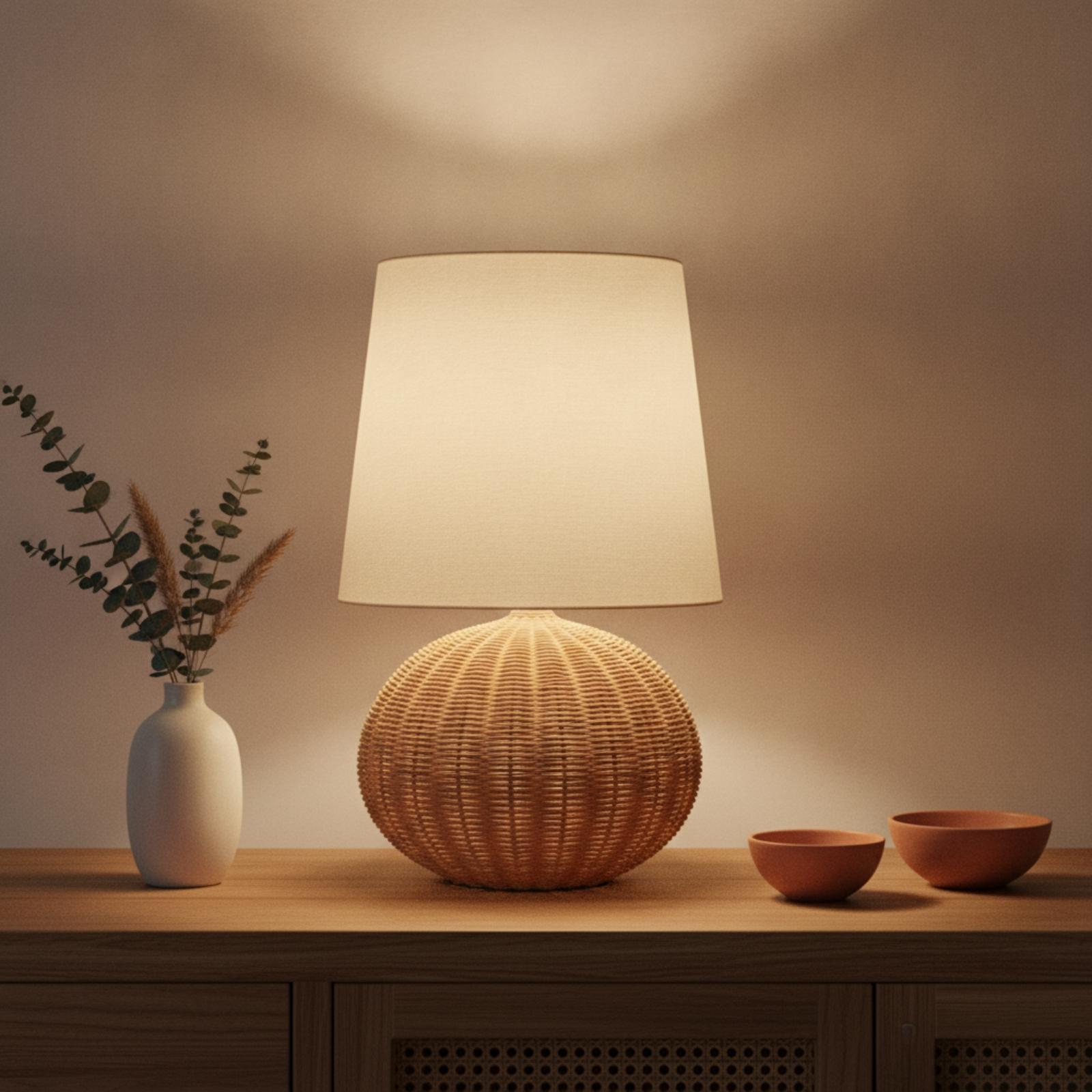 Lampe de chevet avec base en r - Lighting Decor In Room avis et prix