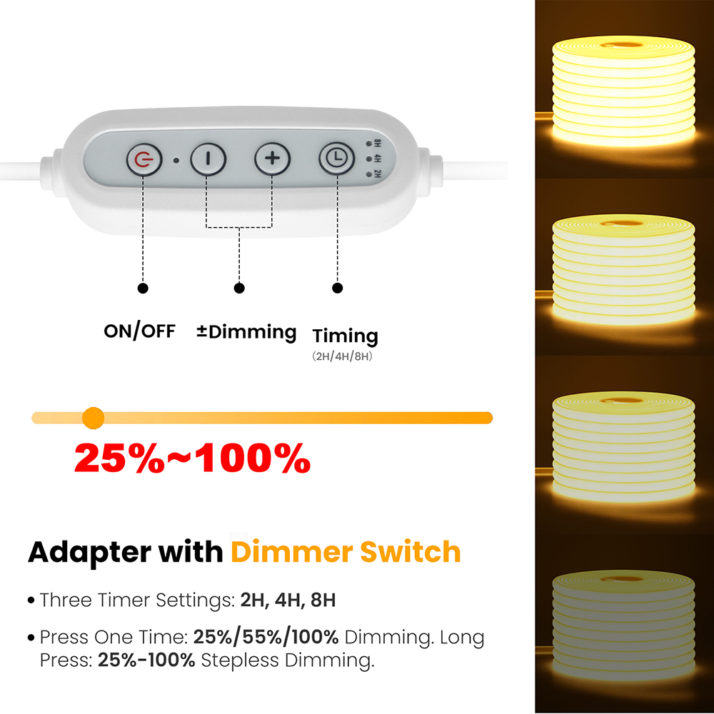 Bande LED néon COB 220V à 10 c - Decor Lighting Hours avis et prix