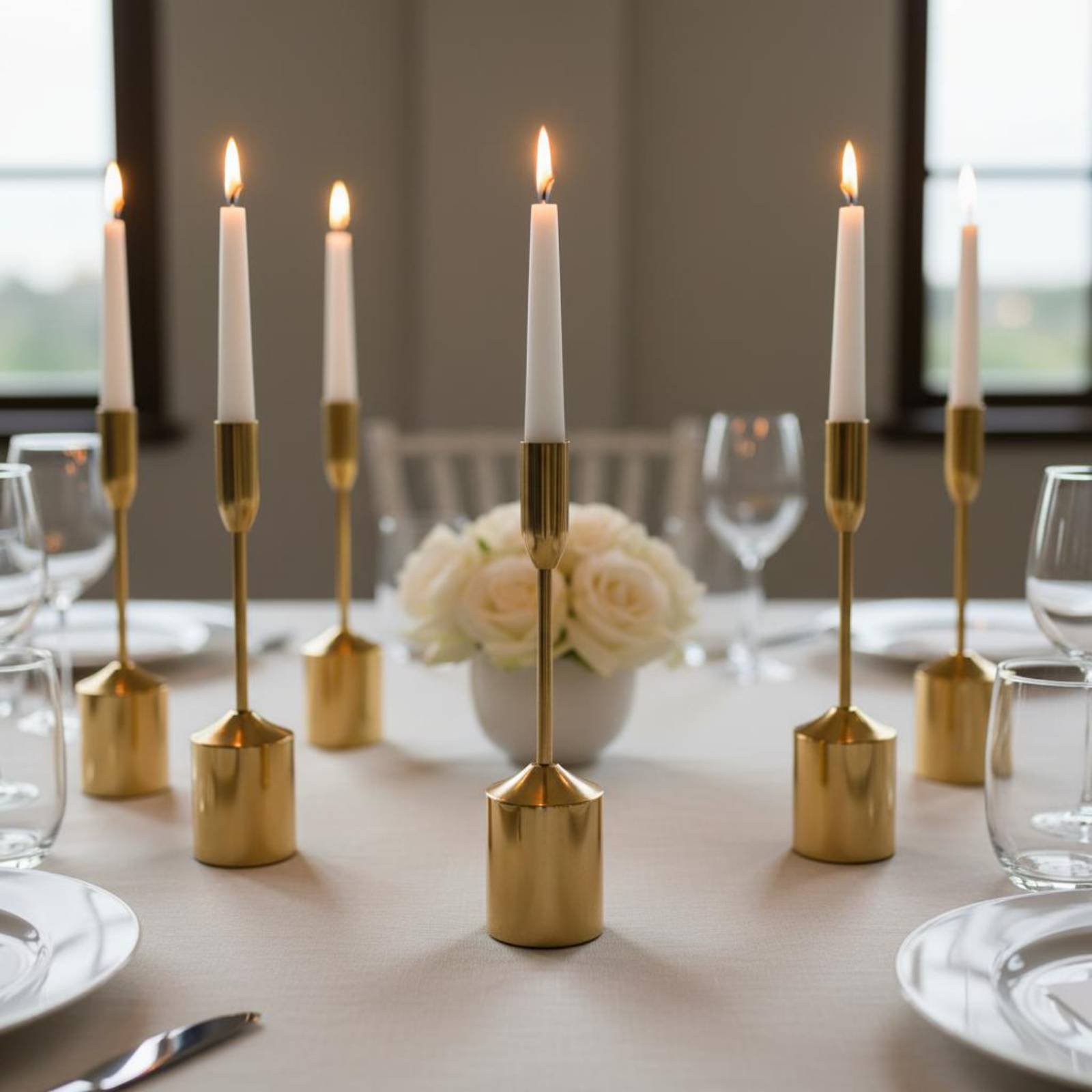Ensemble de 6 bougeoirs coniqu - Candle Holder Set avis et prix