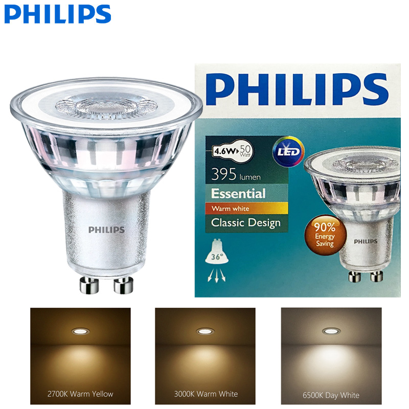Philips LED GU10 PAR16 Essenti - Philips Bulb Led Classic avis et prix