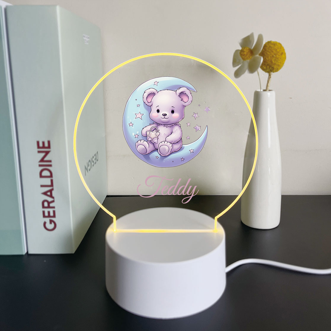 1pc Lampe de table LED personn - Led Moon Lamp avis et prix