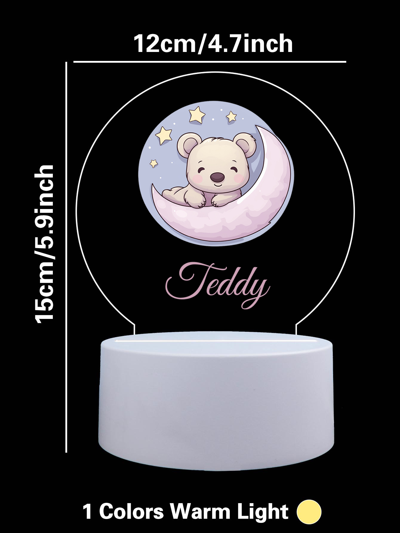 1pc Lampe de table LED personn - Led Moon Lamp avis et prix