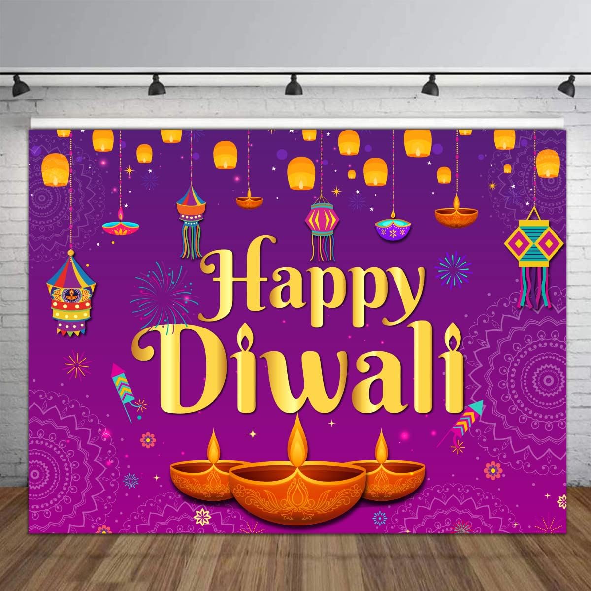 Tapisserie murale Happy Diwali - Decor Lighting India avis et prix